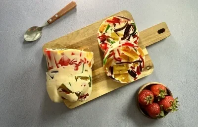 Gelatina Mosaico sin Molde Gelatina Mosaico sin Molde