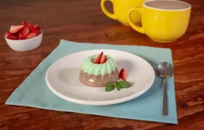 Gelatina de chocomenta