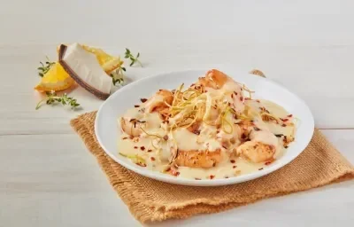 Camarones en salsa de naranja Camarones en salsa de naranja