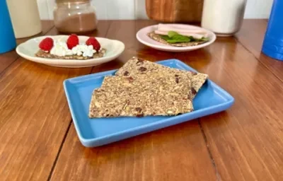 Tostaditas de Semillas con Arándanos