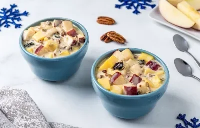 Ensalada de Gelatina de Rompope Ensalada de Gelatina de Rompope