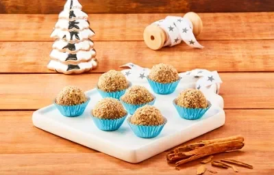 Trufas de dulce de leche y nuez