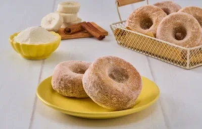 Donitas de Plátano y Canela