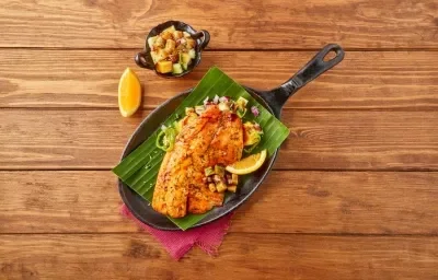 Pescado pibil cítrico Pescado pibil cítrico