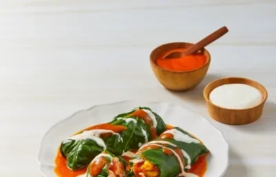 Rollos de acelga con atún Rollos de acelga con atún