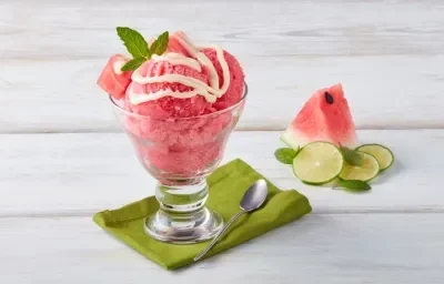 Helado de sandía Helado de sandía