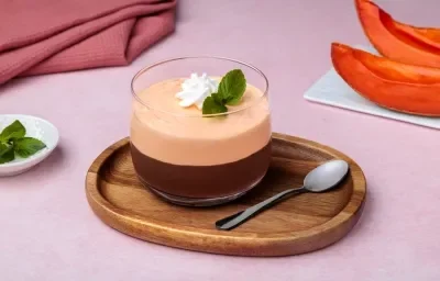 Mousse de Chocolate con Mamey Mousse de Chocolate con Mamey