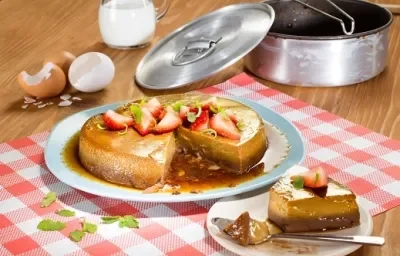 flan marmoleado flan marmoleado