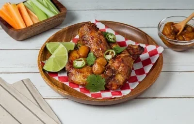Alitas con Salsa de Mango Alitas con Salsa de Mango