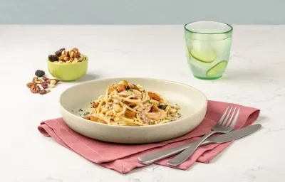 Espagueti con Crema de Nuez Espagueti con Crema de Nuez