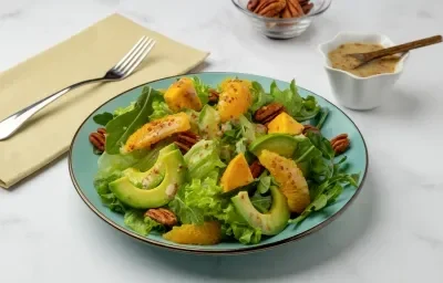 Ensalada con Aderezo de Mostaza y Miel Ensalada con Aderezo de Mostaza y Miel