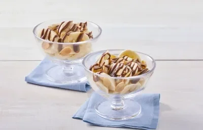 Plátanos con crema Plátanos con crema