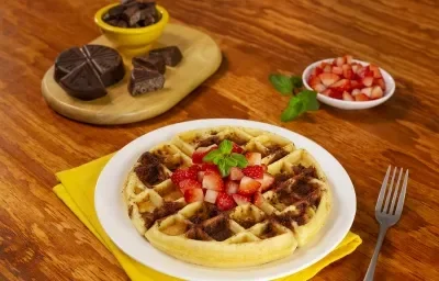 WAFFLES DE CHOCOLATE WAFFLES DE CHOCOLATE