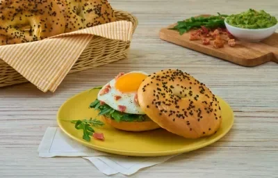 Bagel de Calabacitas Sin Harina