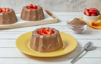 Mini Gelatinas de Chocolate