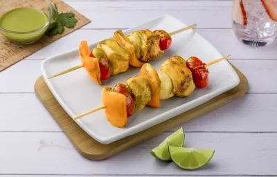 Brochetas al Cilantro Brochetas al Cilantro