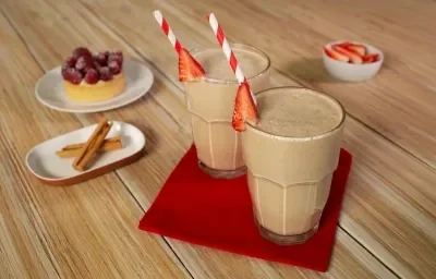 Licuado de avena con café