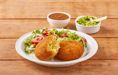 Tortitas de papa con zanahoria Tortitas de papa con zanahoria