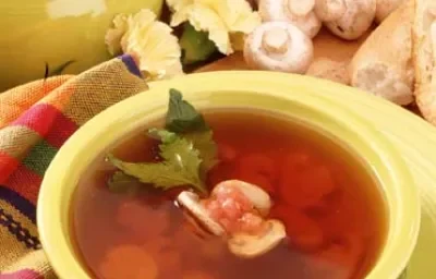 Sopa de champiñones Sopa de champiñones
