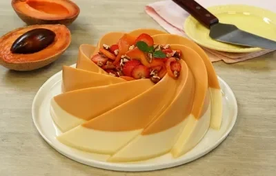 Gelatina de 3 leches con mamey Gelatina de 3 leches con mamey