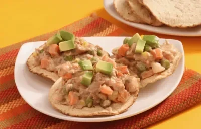 tostadas de atun y verdura tostadas de atun y verdura