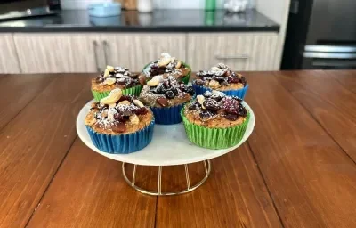 Muffins de chocolate sin gluten Muffins de chocolate sin gluten