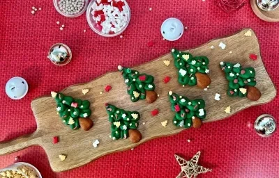 Galletas de Arbolito de Navidad