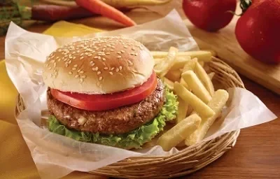 Hamburguesa de vegetales Hamburguesa de vegetales