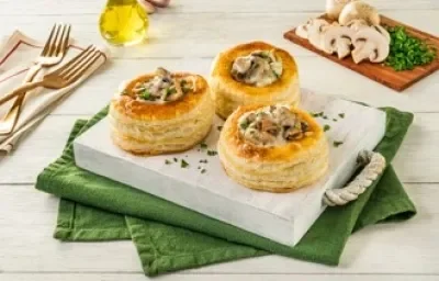 Volovanes de Champiñones