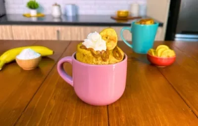 Mug Cake de Plátano con Canela