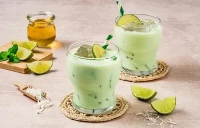 Limonada de Coco con Menta Limonada de Coco con Menta