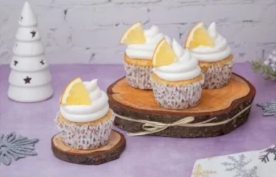 Cup Cakes de Naranja Cup Cakes de Naranja