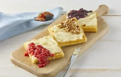 waffles con frutas waffles con frutas