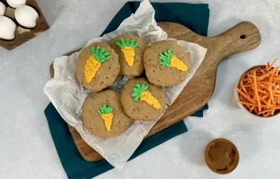 Galletas Pastel de Zanahoria