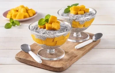 Postre De Mango Con Chía