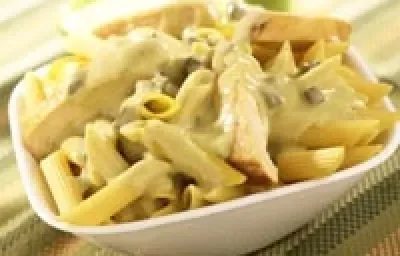 Pasta al jalapeño con pechuga de pollo Pasta al jalapeño con pechuga de pollo