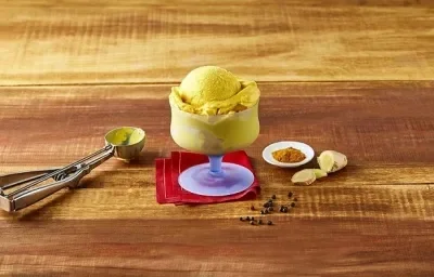 Helado golden milk