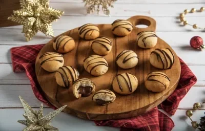 Galletas navideñas rellenas Galletas navideñas rellenas
