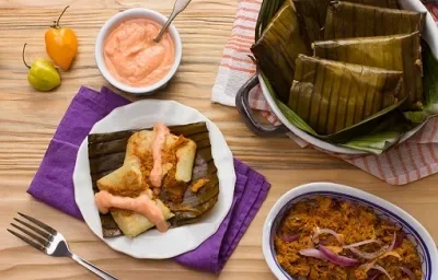 Tamales de cochinita deslactosados Tamales de cochinita deslactosados