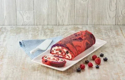 Brazo de gitano de frutos rojos Brazo de gitano de frutos rojos
