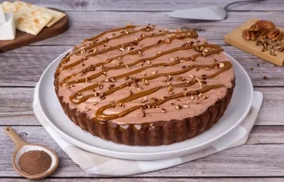 Mostachón de Chocolate con Dulce de Leche Mostachón de Chocolate con Dulce de Leche