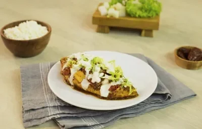 Abanico de pollo con papas y chorizo Abanico de pollo con papas y chorizo
