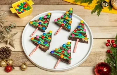 Brownies Navideños