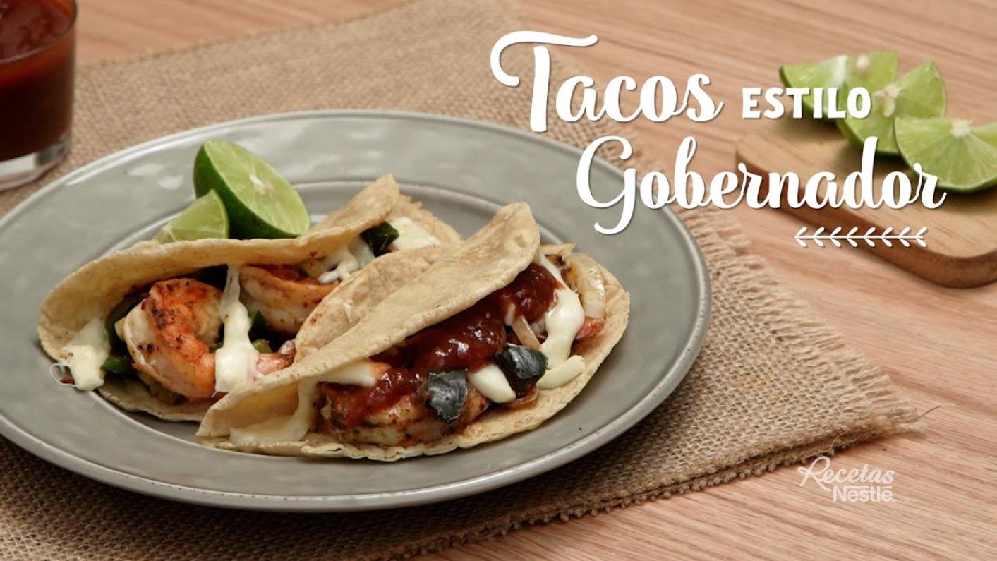 Tacos de estilo gobernador Recetas Nestlé