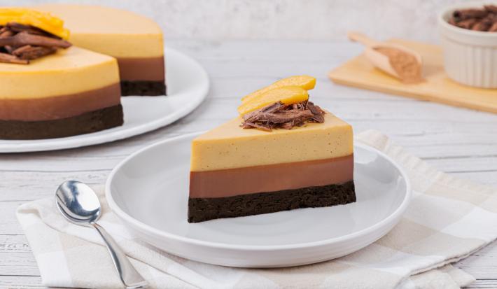 Pastel de Mango con Chocolate