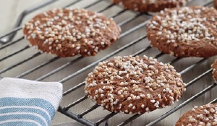 galletas de amaranto y cocoa deslactosadas