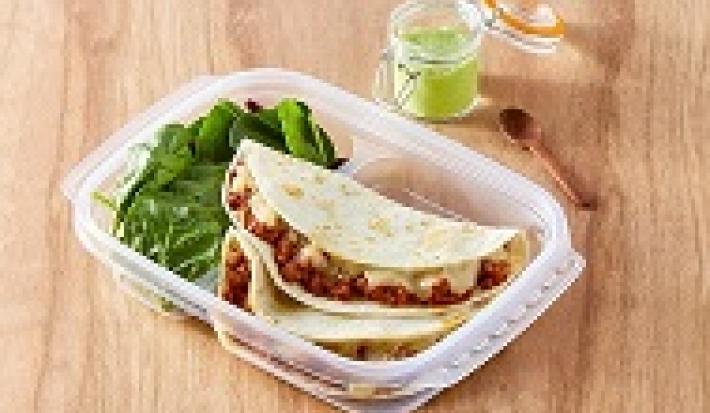 Quesadillas con carne molida