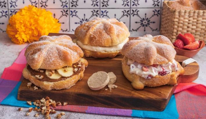 Rellenos de Pan de Muerto