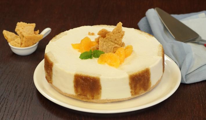 Cheesecake de azahar y naranja