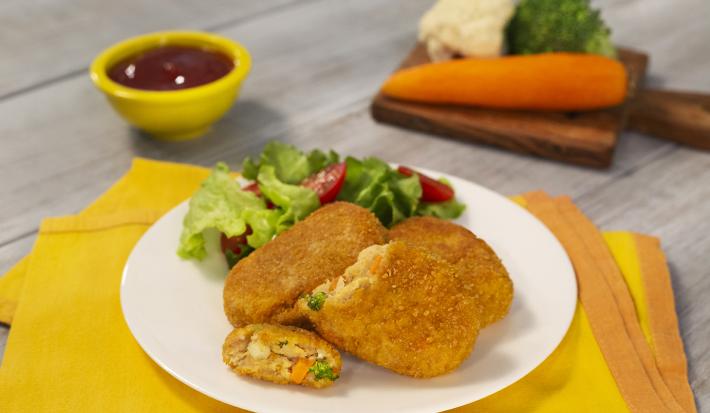 Nuggets con bits de verduras